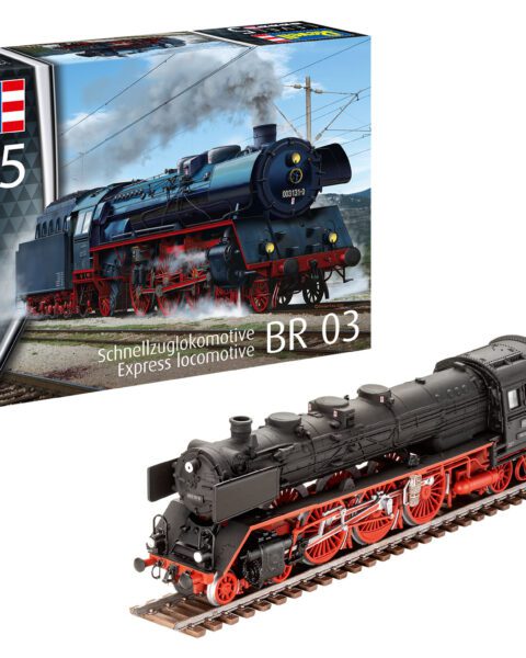 02166 Locomotiva per treni rapidi BR03 e tender scala 1:87 REVELL