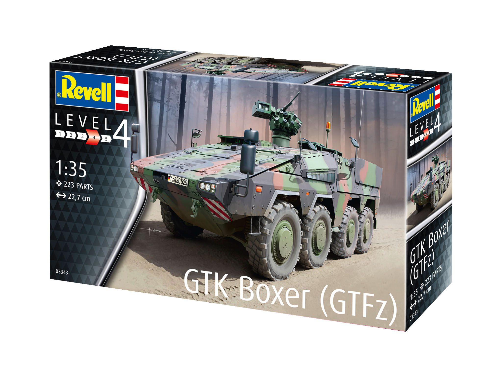 03343 GTK Boxer GTFz scala 1:35 Revell + COLLA OMAGGIO - immagine 7