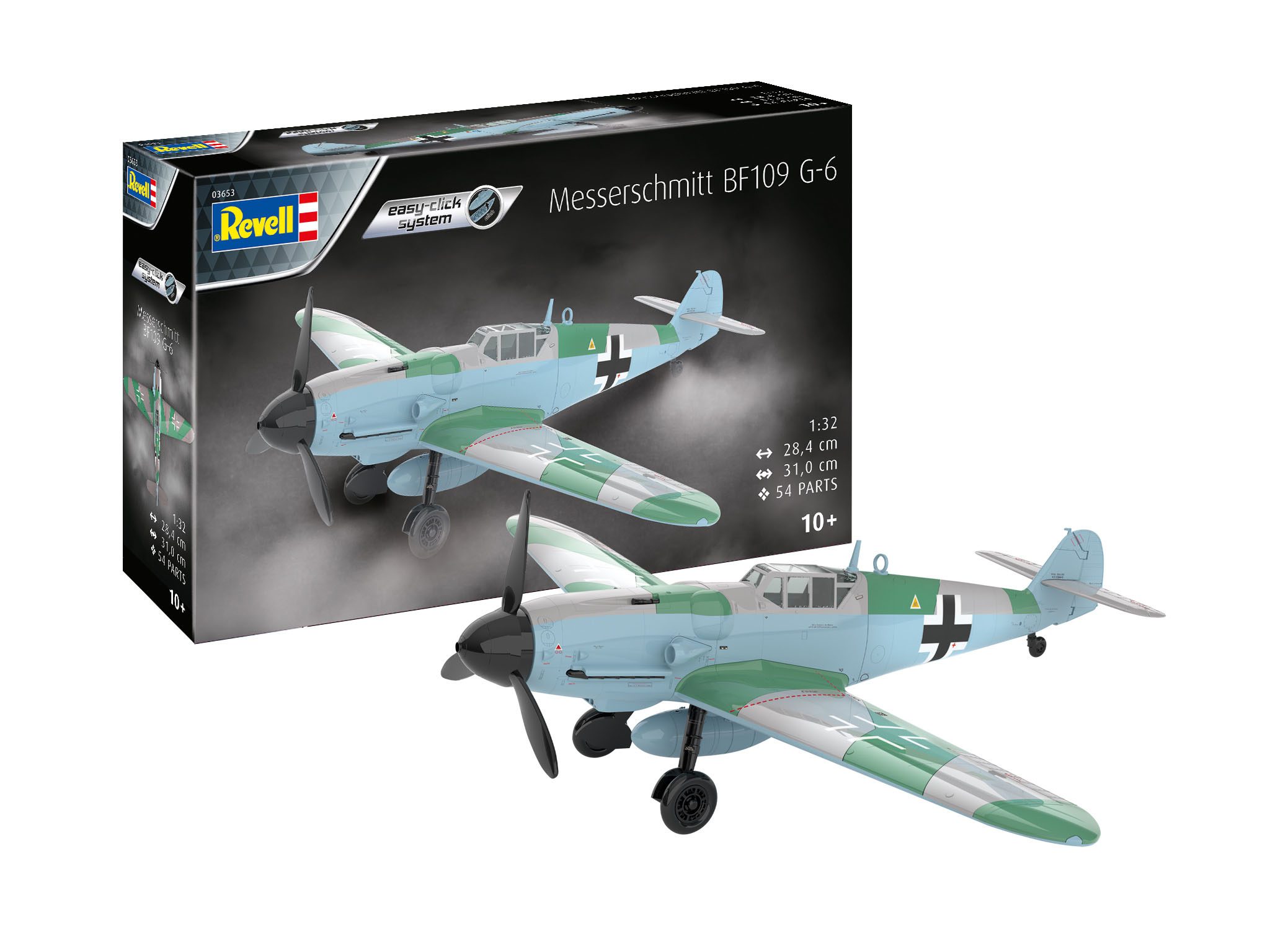 03653 Messerschmitt Bf109G-6 scala 1:32 REVELL + COLLA OMAGGIO