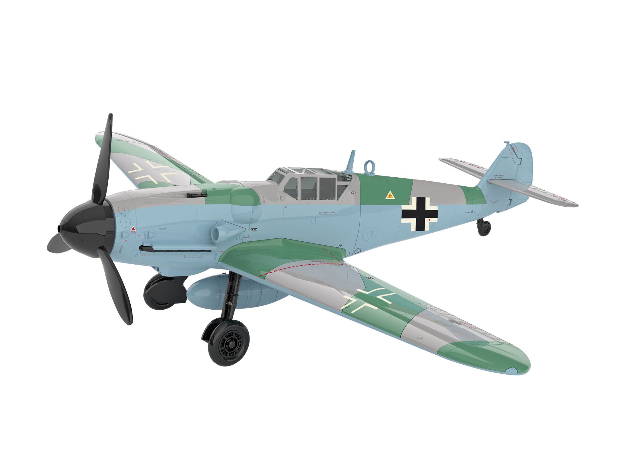 03653 Messerschmitt Bf109G-6 scala 1:32 REVELL + COLLA OMAGGIO - immagine 2