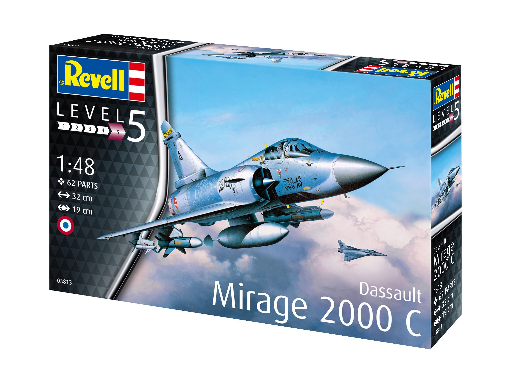 03813 Dassault Mirage 2000C scala 1:48 Revell + COLLA OMAGGIO - immagine 7