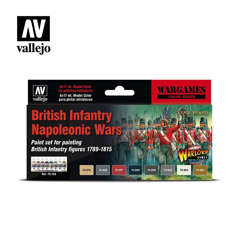 70163 Set Vallejo British - Infantry Napoleonic Wars