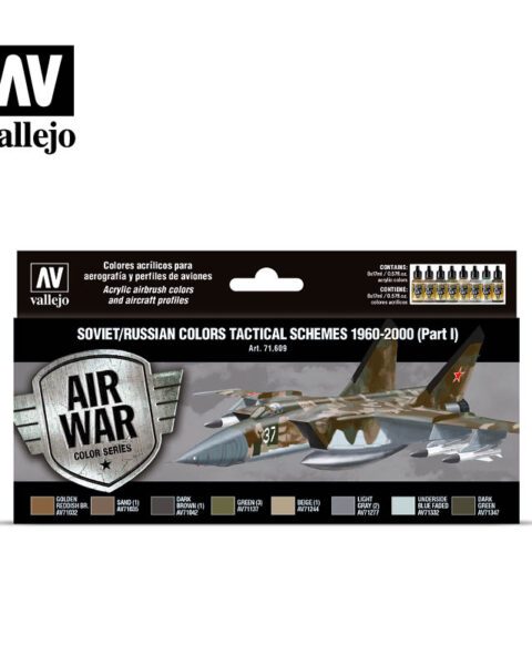 71609 Set Vallejo Soviet/Russian colors Tactical Schemes 1960-2000 (Part I)