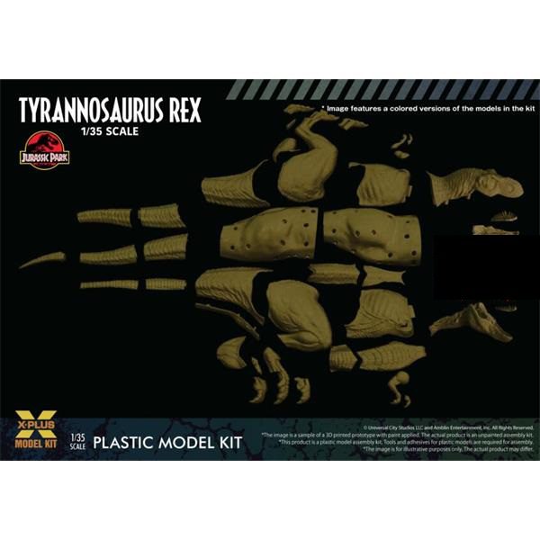 T-Rex chasing Malcolm scala 1:35 X-PLUS XPL411-200130T - immagine 2