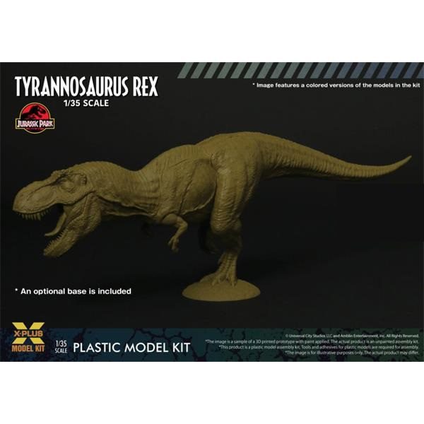 T-Rex chasing Malcolm scala 1:35 X-PLUS XPL411-200130T - immagine 3
