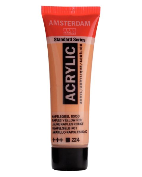 224 NAPLES YELLOW RED  - ROYAL TALENS Colore Acrilico Amsterdam 20ml.