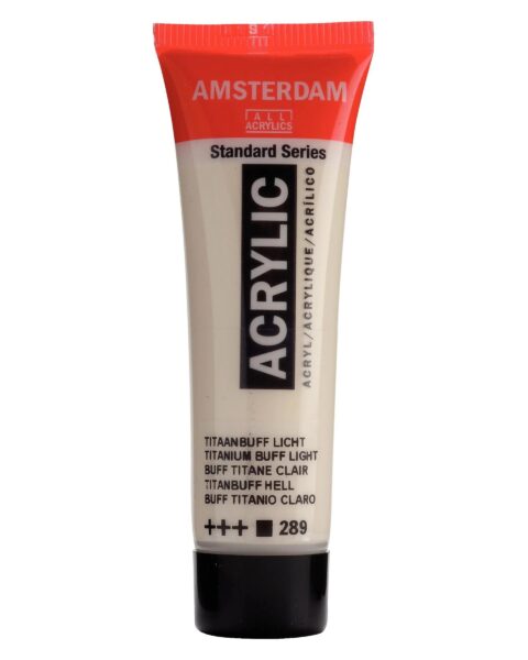 289 TITANIUM BUFF LIGHT ROYAL TALENS Colore Acrilico Amsterdam 20ml.