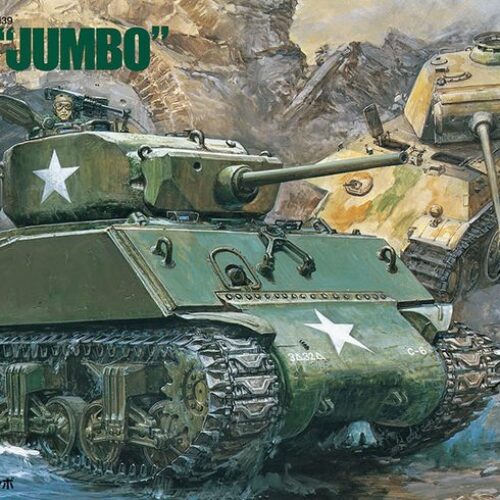 35139 U.S. M4A3E2 JUMBO KIT scala 1:35 TAMIYA + COLLA OMAGGIO