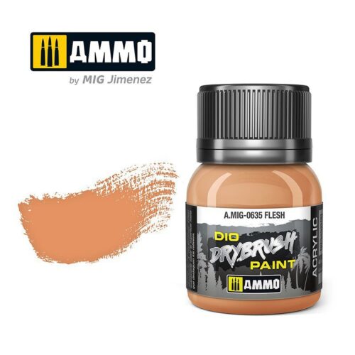 635 FLESH Ammo Mig Drybrush Paint 40ml