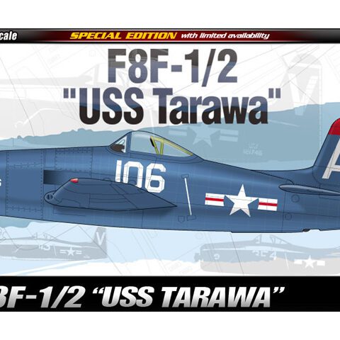 12313 - F8F-1/2 USS Tarawa scala 1:48 Academy