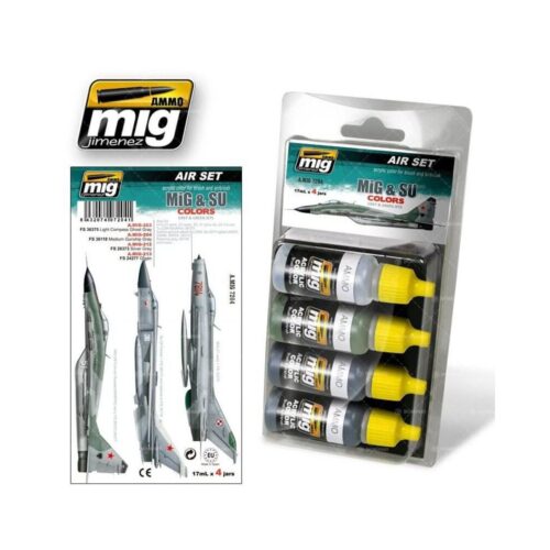 7204 – SET AMMO MIG – Air Set – MIG and SU Fighters Greys
