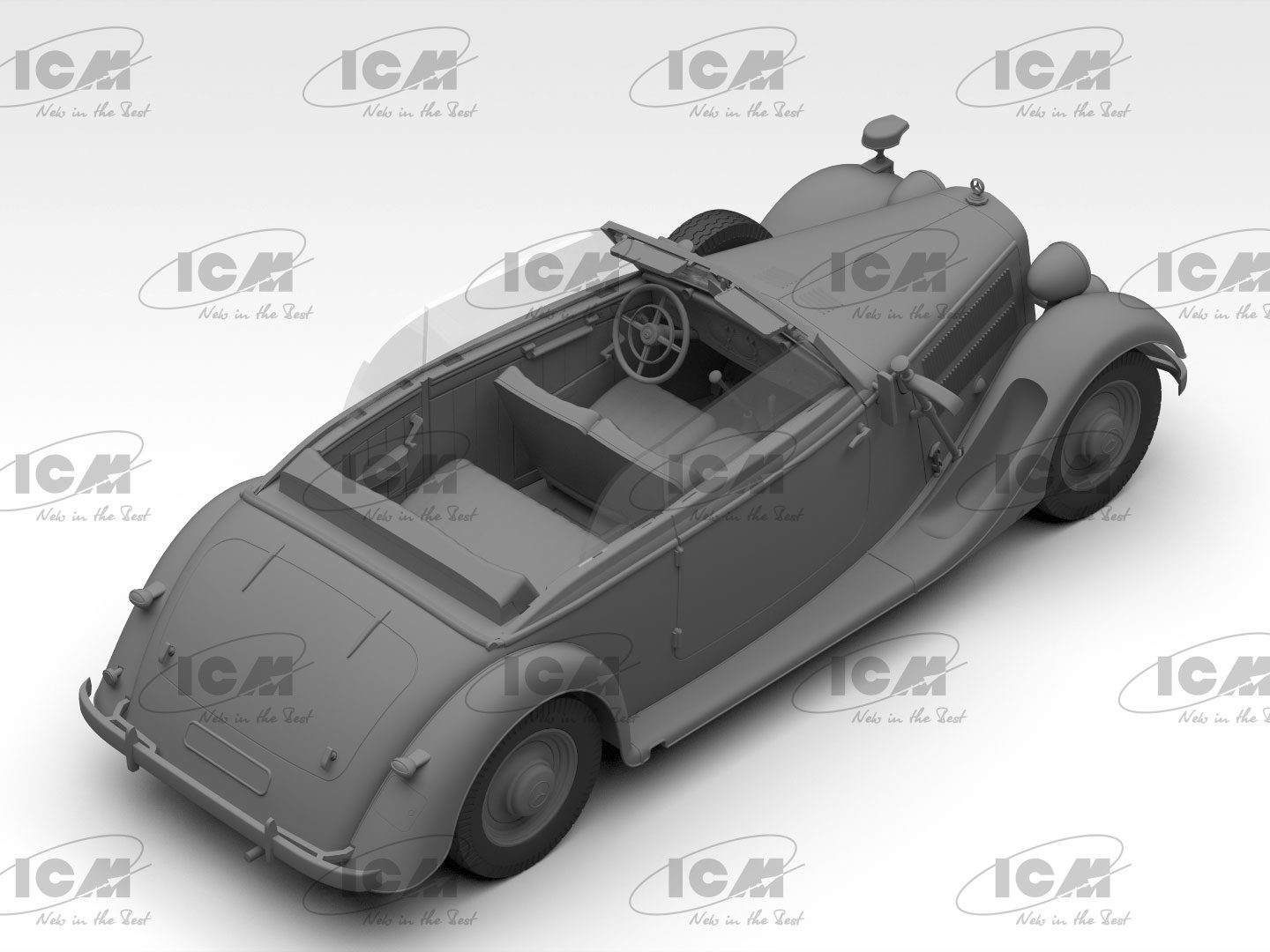 35542 - Typ 320 (W142) Soft Top scala 1:35 ICM - immagine 2