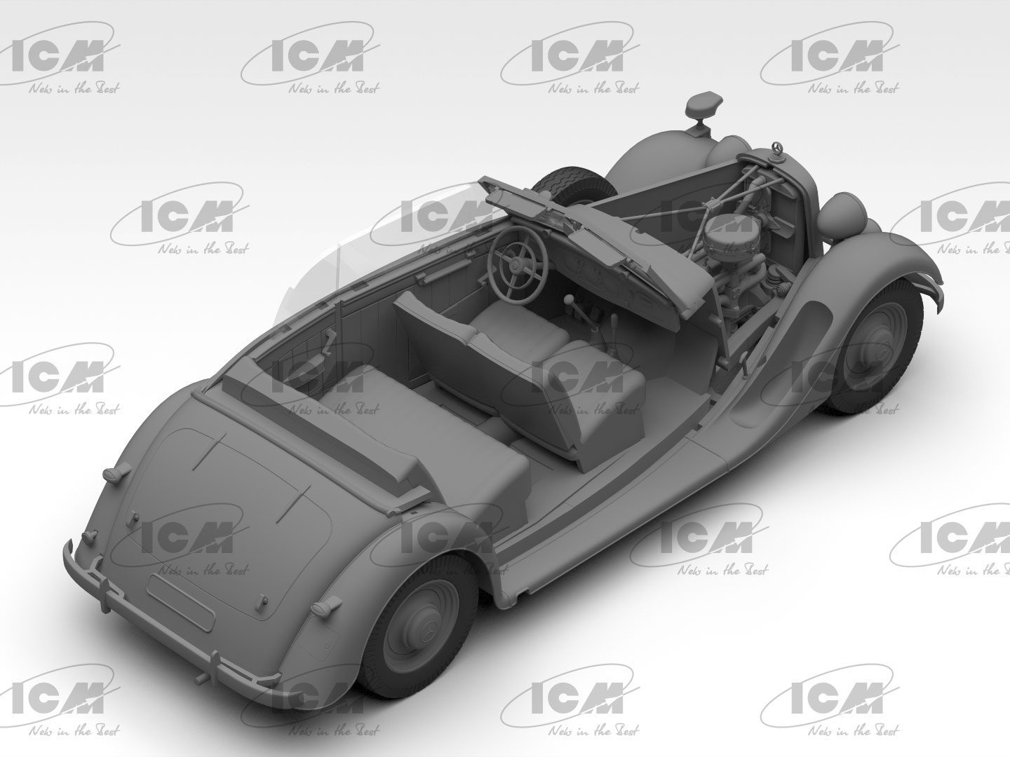 35542 - Typ 320 (W142) Soft Top scala 1:35 ICM - immagine 3