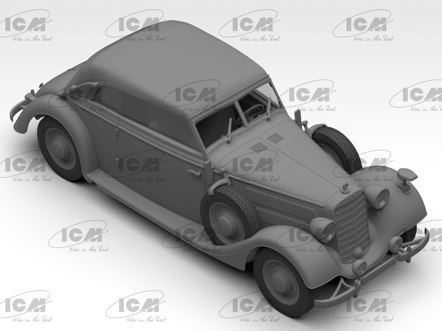 35542 - Typ 320 (W142) Soft Top scala 1:35 ICM - immagine 4