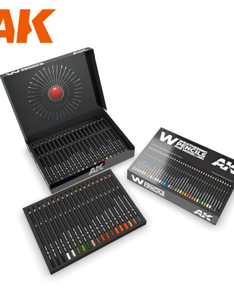 AK10047 WEATHERING PENCILS: DELUXE EDITION BOX AK INTERACTIVE