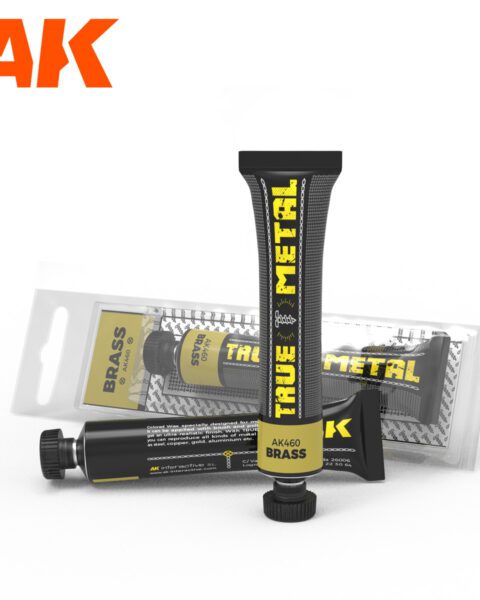 AK460 TRUE METAL: BRASS 30gr AK INTERACTIVE