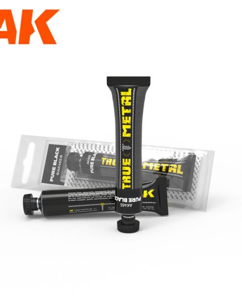 AK465 TRUE METAL: PURE BLACK 30gr AK INTERACTIVE