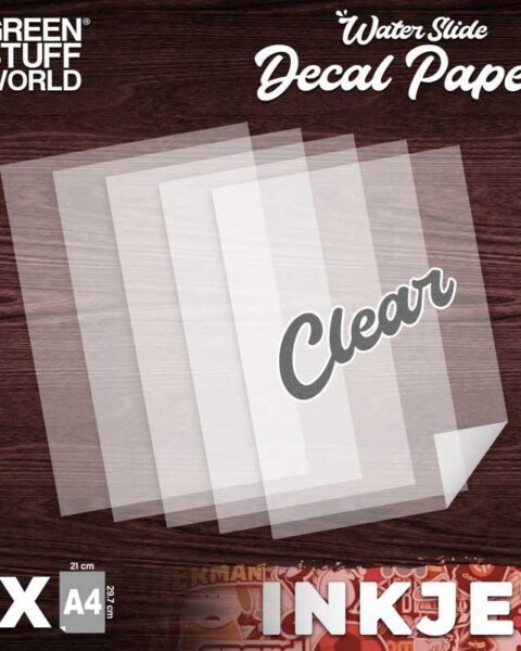 10066 Decals ad acqua - Inkjet Trasparente  GREEN STUFF WORLD