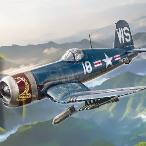 1453 F4U-4 Corsair – Korean War scala 1:72 ITALERI