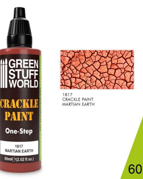 1817 Crackle Paint MARTIAN EARTH GREEN STUFF WORLD