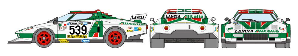 25210 LANCIA STRATOS TURBO scala 1:24 Tamiya - immagine 3