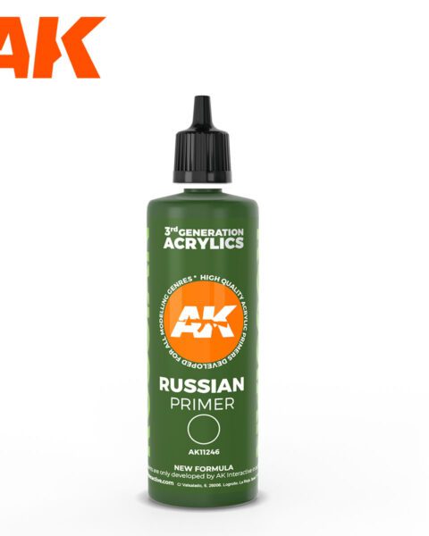 RUSSIAN GREEN SURFACE PRIMER 100ML AK INTERACTIVE AK11246