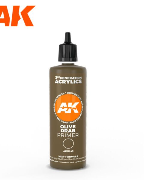 OLIVE DRAB SURFACE PRIMER 100ML AK INTERACTIVE AK11249