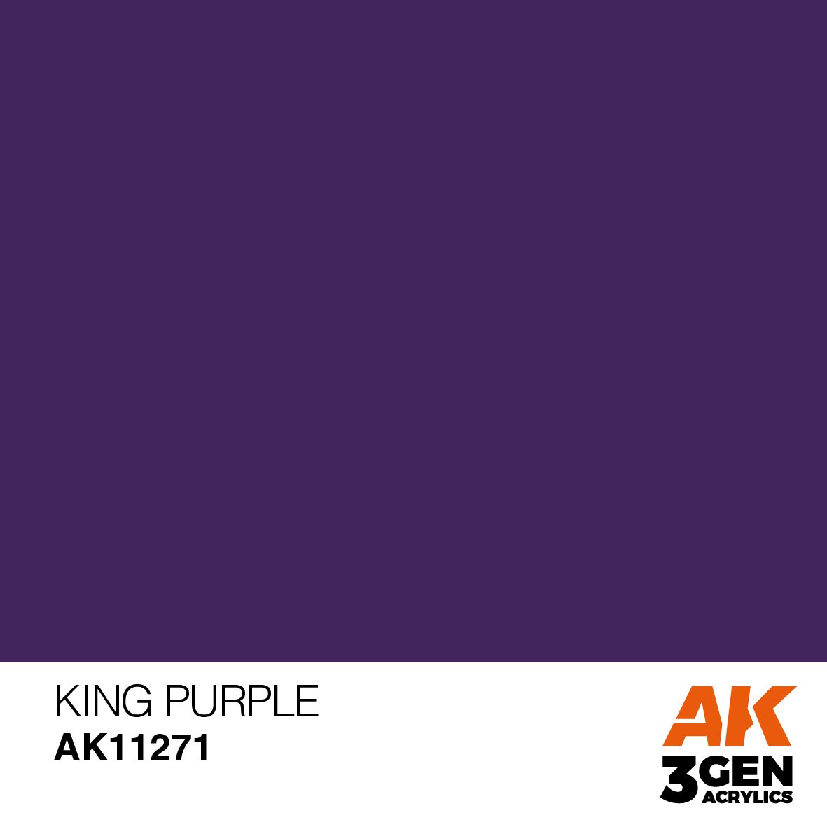 AK11271 3RD. COLOR PUNCH - KING PURPLE - 17ml colore acrilico per modellismo - immagine 2