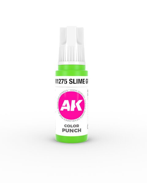 AK11275 3RD. COLOR PUNCH - SLIME GREEN - 17ml colore acrilico per modellismo