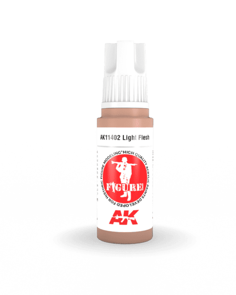 AK11402 3RD. FIGURE SERIES - LIGHT FLESH - 17ml colore acrilico per modellismo