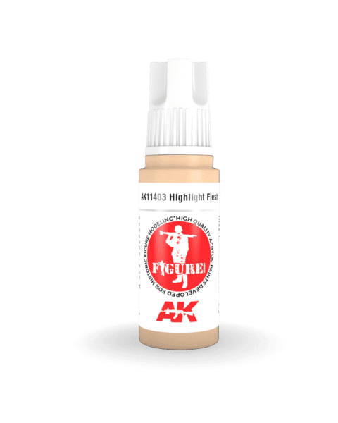 AK11403 3RD. FIGURE SERIES - HIGHLIGHT FLESH - 17ml colore acrilico per modellismo
