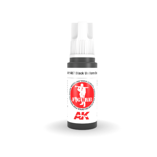 AK11407 3RD. FIGURE SERIES – BLACK UNIFORM BASE – 17ml colore acrilico per modellismo