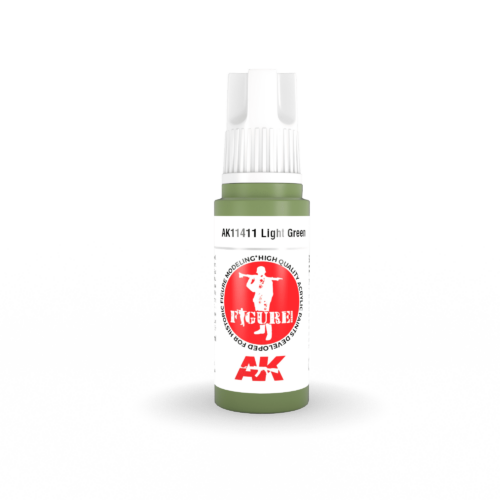 AK11411 3RD. FIGURE SERIES – LIGHT GREEN – 17ml colore acrilico per modellismo