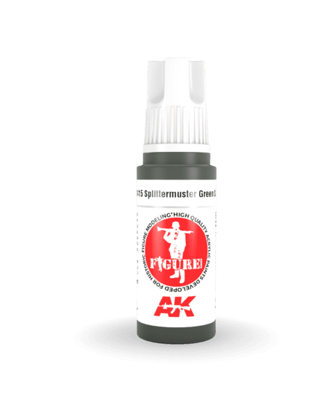 AK11415 3RD. FIGURE SERIES - SPLITTERMUSTER GREEN SPOTS - 17ml colore acrilico per modellismo