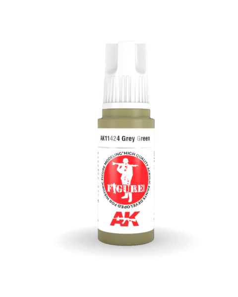 AK11424 3RD. FIGURE SERIES - GREY GREEN - 17ml colore acrilico per modellismo