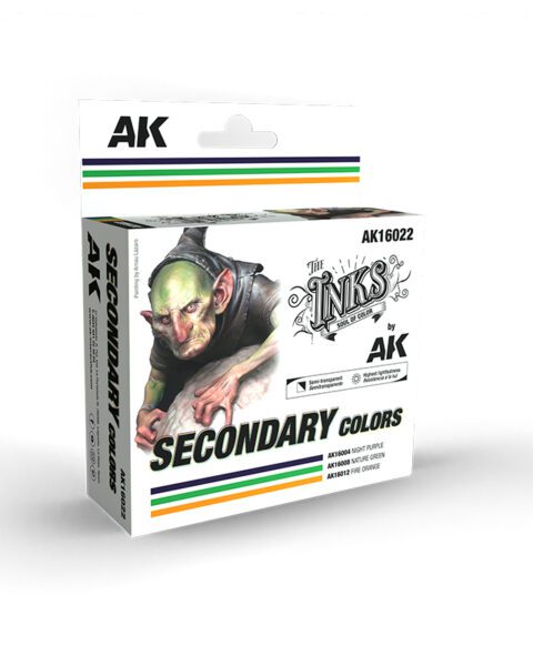 AK16022 SECUNDARY COLORS – INK SET INTERACTIVE