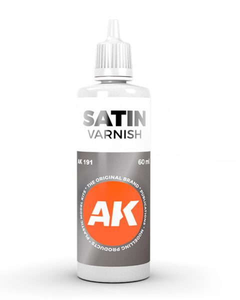 AK191 SATIN VARNISH 60ml AK INTERACTIVE