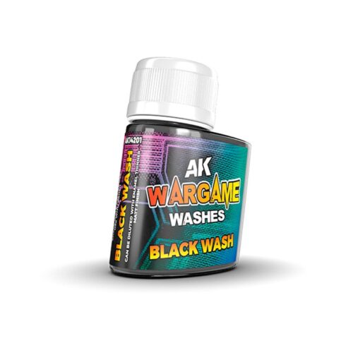 14201 WARGAME WASHES SERIES – AK INTERACTIVE – BLACK WASH