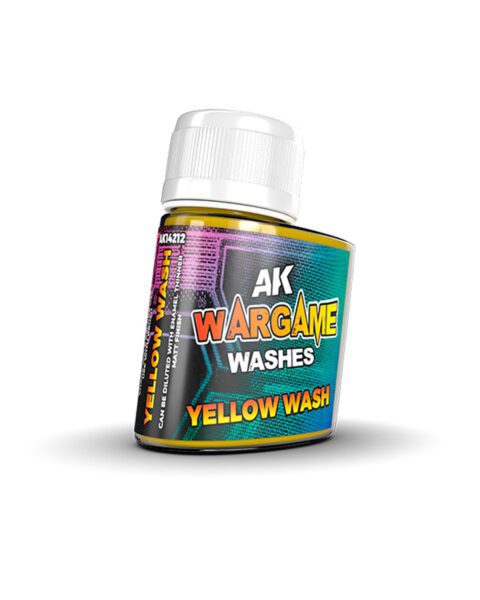14212 WARGAME WASHES SERIES - AK INTERACTIVE - YELLOW WASH