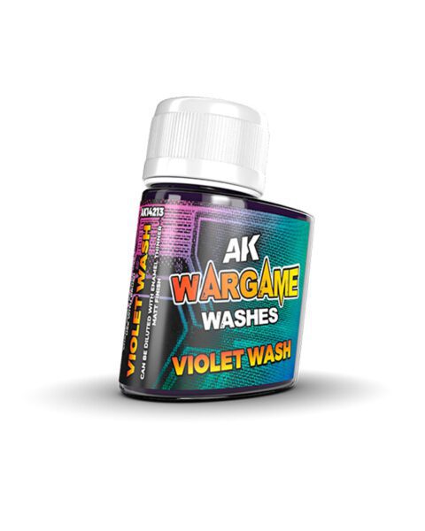 14213 WARGAME WASHES SERIES - AK INTERACTIVE - VIOLET WASH