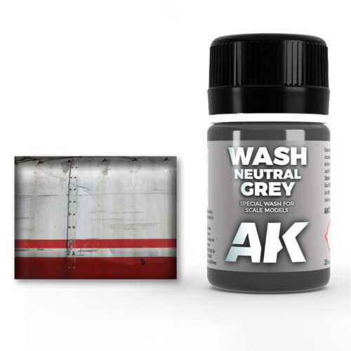 AK677 NEUTRAL GREY WASH 35ml AK INTERACTIVE