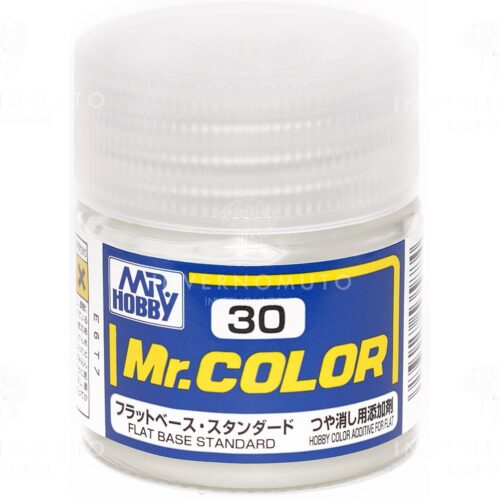 C-030 Gunze Lacquer smalto FLAT BASE/BASE OPACA | OPACO | ADDITIVO OPACIZZANTE | 10ml colore modellismo