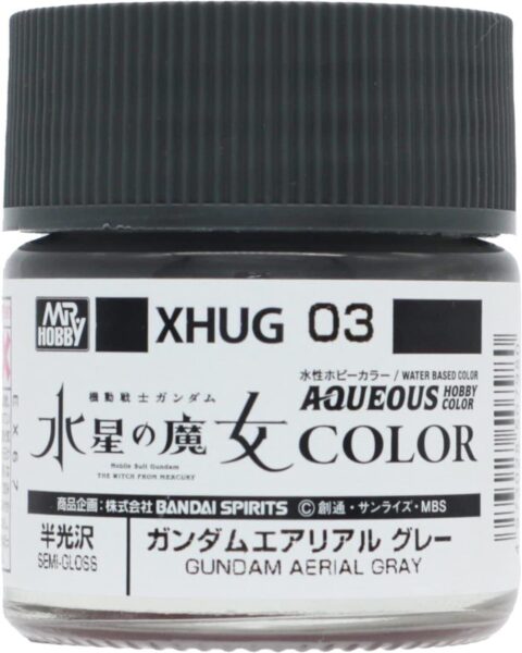 COLORE GUNDAM ACRILICO GUNZE XHUG 03 Aerial Grey