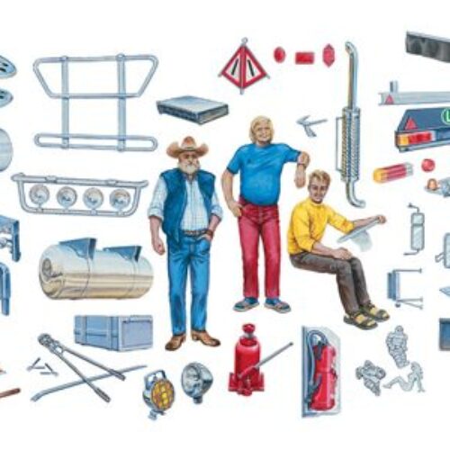 720 TRUCK ACCESSORIES scala 1:24 ITALERI