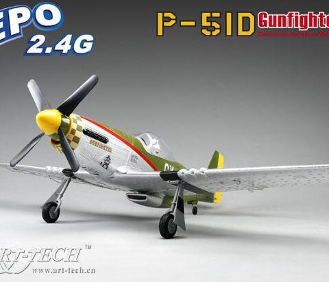 P51-D Gunfighter PNP Brushless completo di elettronica - ART-TECH