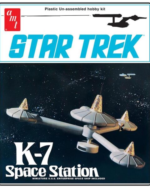AMT1415/12 - Star Trek K-7 Space Station scala 1:7600  AMT + COLLA OMAGGIO