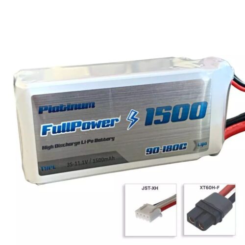 Batteria Lipo 3S 1500 mAh 90C PLATINUM – XT60 – FULLPOWER