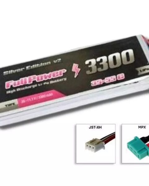 Batteria Lipo 3S 3300 mAh 35C Silver V2 - MPX - FULLPOWER