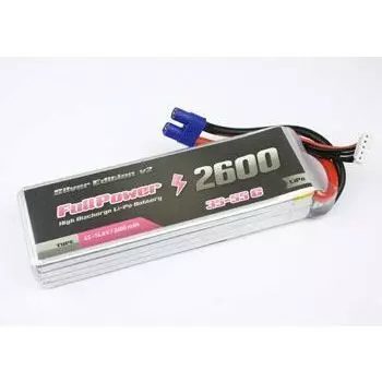 Batteria Lipo 4S 2600 mAh 35C Silver V2 - EC3 - FULLPOWER
