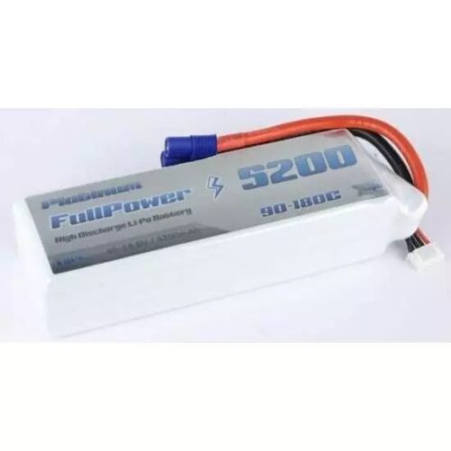 Batteria Lipo 4S 5200 mAh 90C PLATINUM – EC5 – FULLPOWER